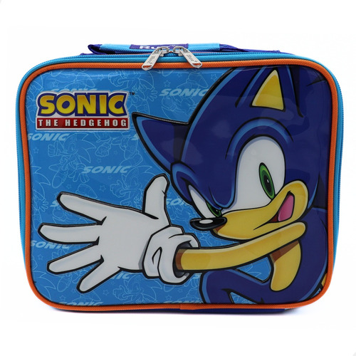 Lonchera Escolar Ruz Sonic The Hedgehog Sega Speed And23