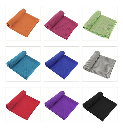 Toalla De Ejercicio Ice Silks Con Sensor De Frío, Toalla Frí