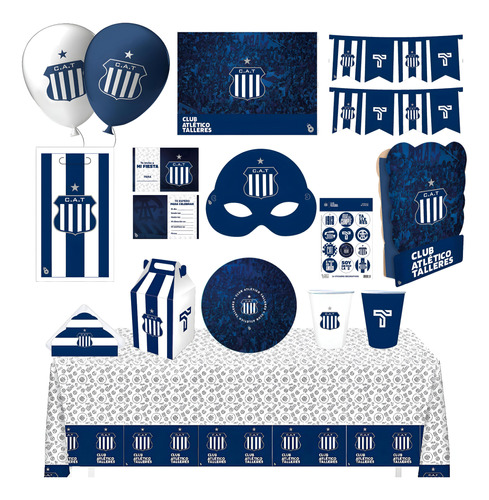 Kit Feliz Cumpleaños De Talleres De Cordoba - Cotillón Waf