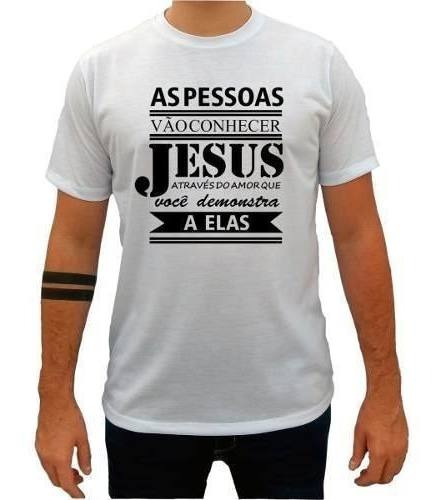 blusa com frase evangélica