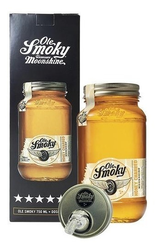 Ole Smoky Honey 750 Ml + Dosificador + Caja