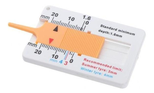 Probador De Profundidad De Rodadura De Neumáticos 3 Piezas