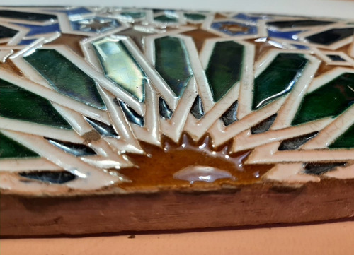Imagen 3 de 7 de Antiguo Conjunto Mayólica Azulejo Español 7633