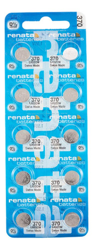 Renata Silver Oxide Watch Battery 371 - Sr920sw (10 Baterias