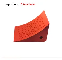 Comprar Cuña Para Camiones, Buses, Camionetas, Autos, Maquinaria 5 Toneladas, Tope Calza Para Llanta Naranjo