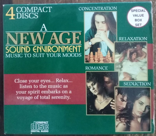 4x Cd (vg+/nm) A New Age Sound Environment Ed Canadá 1994