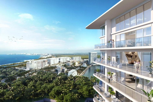 Departamento En Venta En Cancún, Sls Bahia Beach, Amplias Recamaras Con Lujo