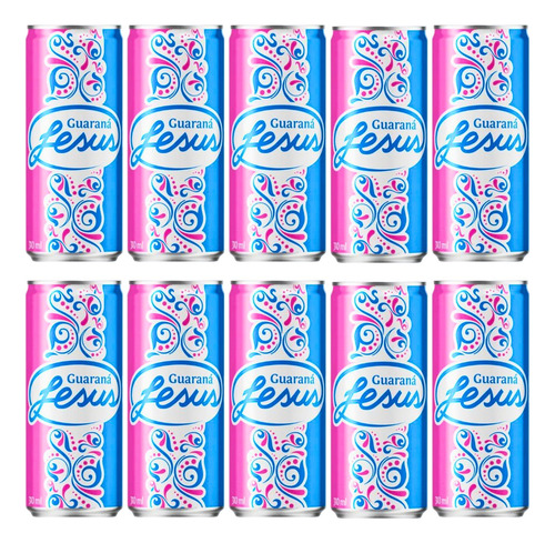 Guarana Jesus Refrigerante Pack C/10 Latas 310ml Maranhão
