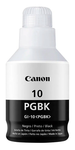 Tinta Canon Prixma Gi-10 Negro 170 Ml.
