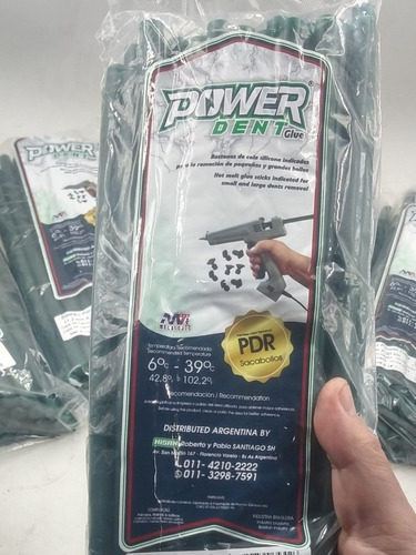 Silicona Sacabollos 1kg - Brasil- Barras Power Dent Glue Pdr