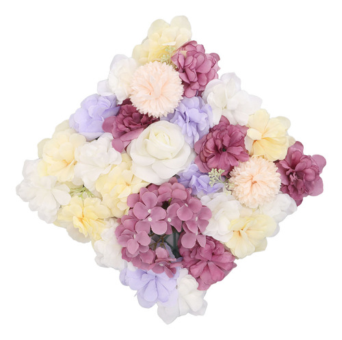 Paneles Artificiales Con Rosas De Seda Para Pared De Flores,
