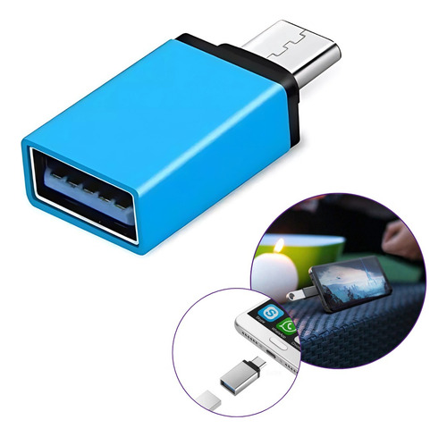 Adaptador Conector Usb Tipo C Femea Celular Conversor Dados