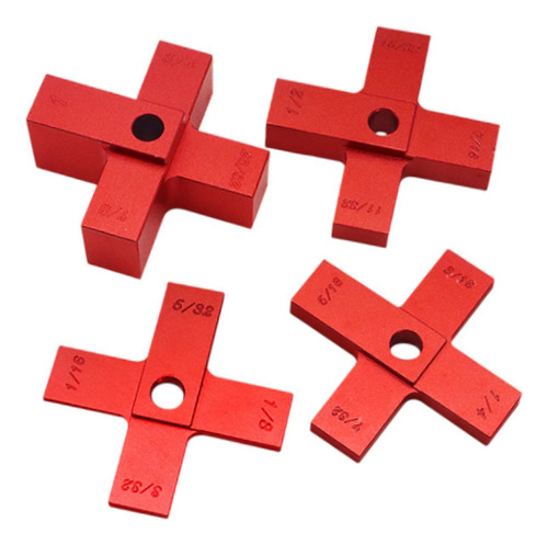 Juego De Bloques Patrón De 4 Piezas, Herramientas De