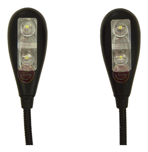 Imagen 3 de 8 de Luz De Atril / Lectura Clef Cled 2 Brazos - 4 Leds