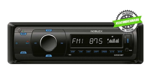 Autoestereo Noblex Radio Nxr3019bt 50w Outlet Sin Bluetooth (Reacondicionado)