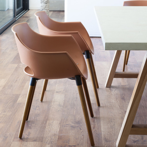 Imagen 3 de 4 de Silla De Comedor Frida Wood Diseño Rossi