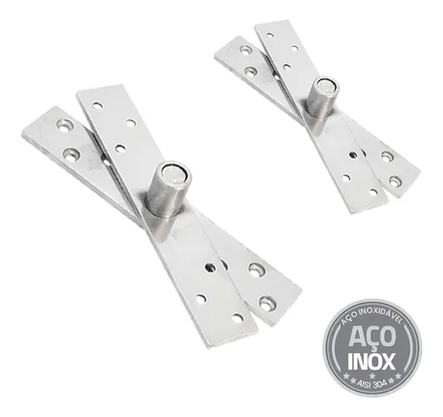 comprar Dobradiça Pivotante Com Rolamento Reforçada Até 400 Kg