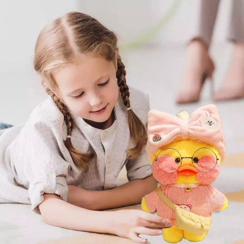 Patito De Peluche Juguete Con Complementos De Vestir 30cm