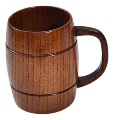Taza De Cerveza De Madera, Taza De Madera, Simple, L Con Asa