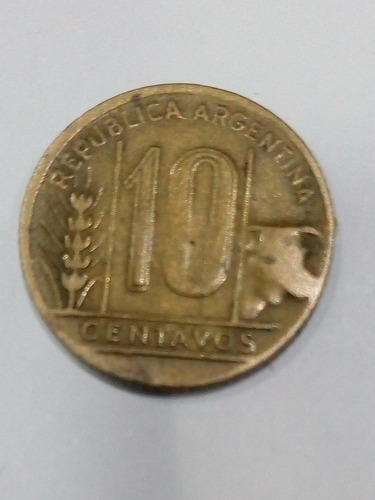 Moneda 10 Centavos 1947 Torito