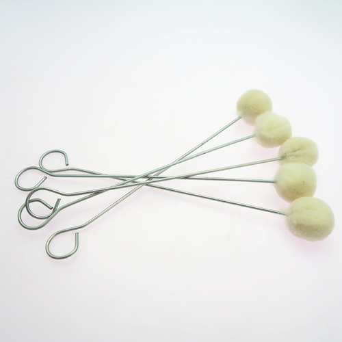 100 Pcs Cepillo De Material Cuero Artesanal De Tinte Dauber