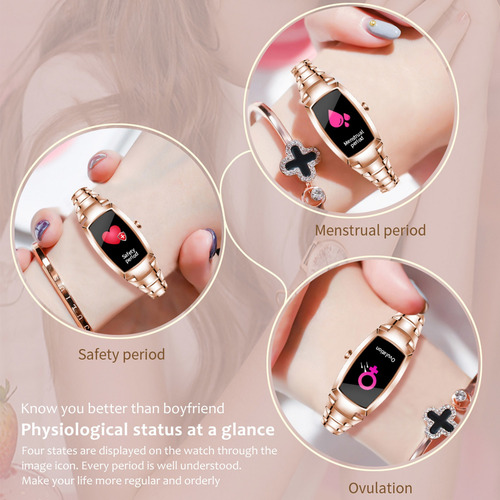 Imagen 4 de 6 de Bt5.1 H8pro - Pulsera Inteligente Para Mujer (1,08 Pulgadas,