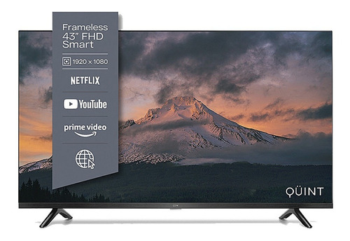 Smart Tv Quint Frameless Qt1-43frameless Led Full Hd 43 