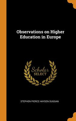 Libro Observations On Higher Education In Europe - Duggan...