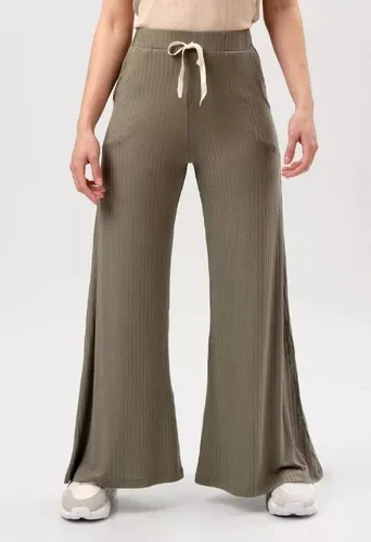 Pantalon palazzo verde militar new arrivals