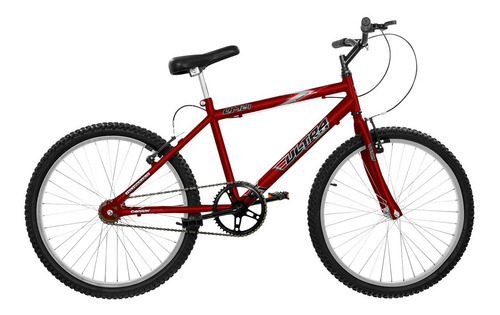 Bicicleta Masculina Aro 24 Ultra Bikes Masculina Sem Marcha Cor Vermelho