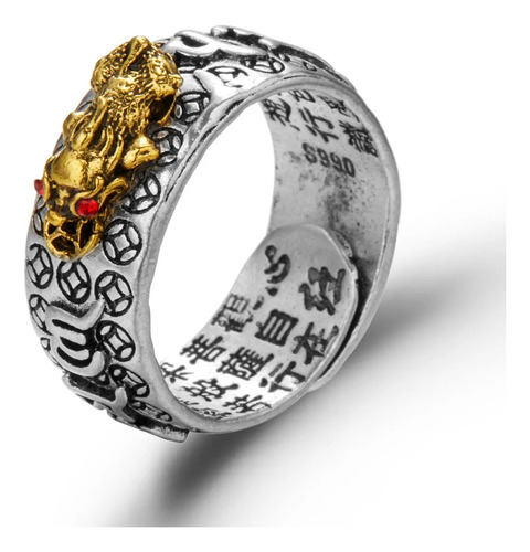 Anillo Feng Shui Pixiu + Estuche