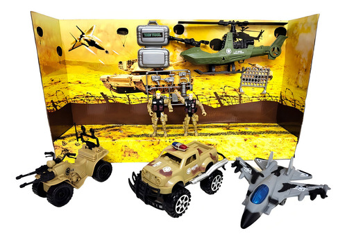Set De Figuras De Acción Sebigus Soldier Combat 55070 Militar