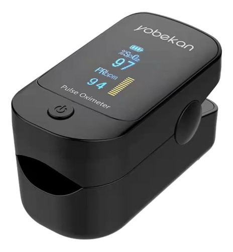 Imagen 3 de 6 de Oximetro De Pulso De Dedo Pulsioximetro Digital Yobekan
