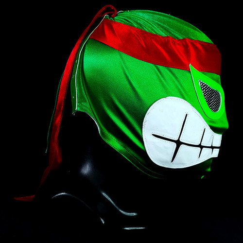 Mascara Luchador Semiprofesional Tortuga Lucha Libre Rafael