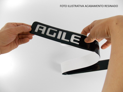 Kit adhesivo para friso de resina en alto relieve para Fiat Idea Ca10138, color transparente