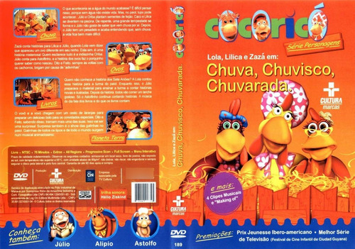 Dvd Lacrado Cocorico Chuva Chuvisco E Chuvarada