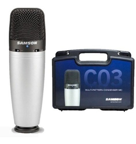 Microfono Condensador Samson C03 Multipatron Garantia Oficia