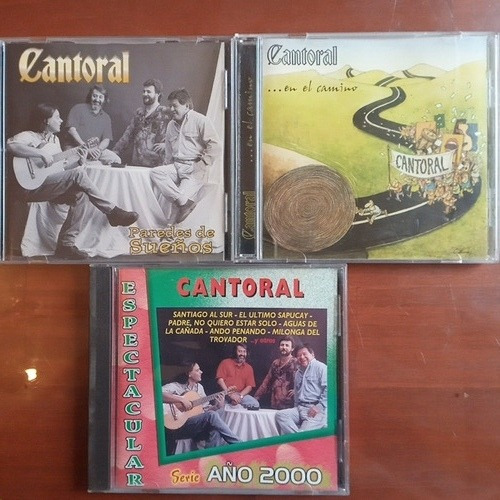 Cantoral. Lote De 3 Cd Originales. 