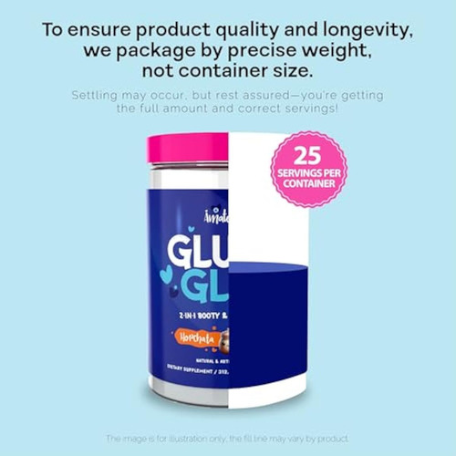 Glute Y Glow, Creatina Para Mujer 2 En 1 Elixir De