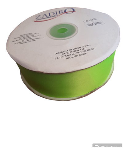 Rollo De Liston Satin 45 Mt Medida 3.8cm  Varios Colores