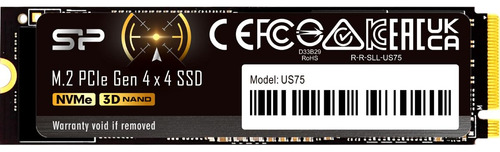 Silicon Power 4tb Us75 Nvme Pcie Gen4x4 M.2 2280 Ssd R/w Has
