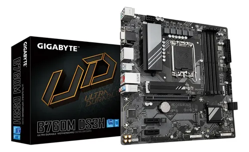 Motherboard Gigabyte B760m Ds3h Lga 1700 13va Gen Ddr5 P