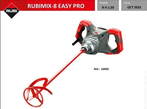 Mezcladora Eléctrica Rubimix-8 Easy Pro Construcción
