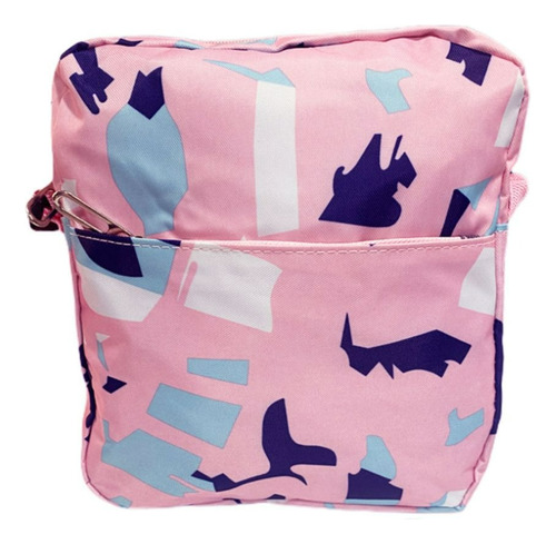 Mochila Escolar Juvenil Mima2 Set De 3 Piezas Color Rosa claro Diseño de la tela Poliéster