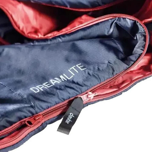 Imagem 2 de 4 de Saco De Dormir Deuter Dream Lite 500 Azul 13°c A 3°c 2,05m