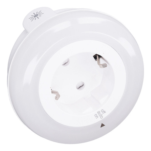 Convertidor Led Nocturno Regulable Con Enchufe Giratorio En