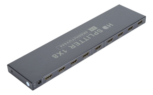 Divisor De Interfaz Multimedia Hd 1x8, 1 Entrada Y 8 Salidas