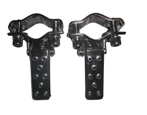Imagen 1 de 2 de Posapies De Acero Basculante Para Bicicletas O Motos (par)