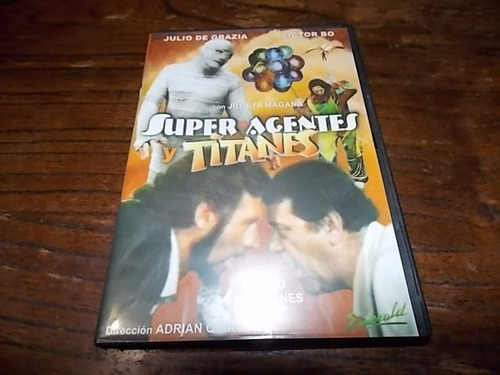 Dvd Original Super Agentes Y Titanes - De Grazia Bo 1983