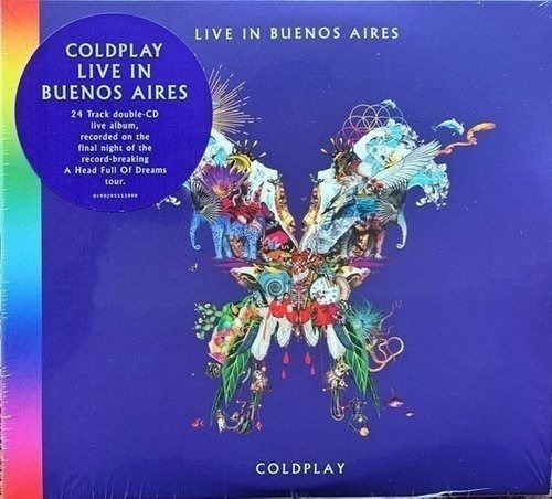 Coldplay Live In Buenos Aires Cd Nuevo Y Sellado Musicovinyl